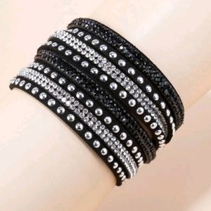 BOHEMIAN BLACK SUEDE BRACELET
